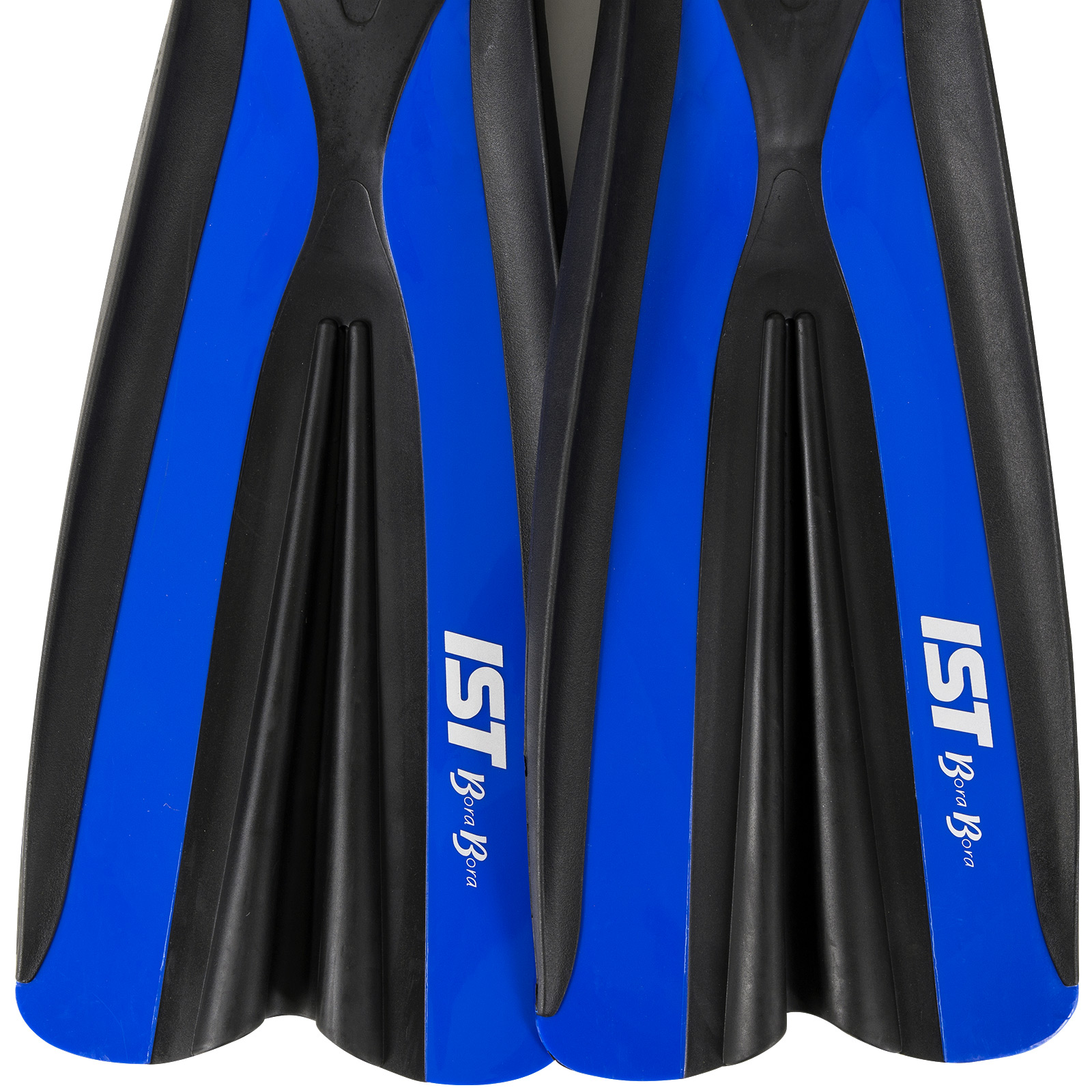IST Bora Bora Power Open Heel Scuba Fins - Semi-Split Design For Spearfishing & Diving
