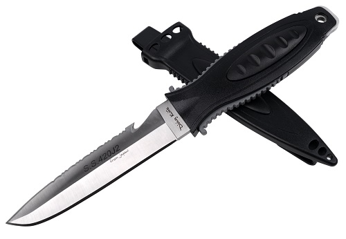 Squeeze-Lock Dive Knife
