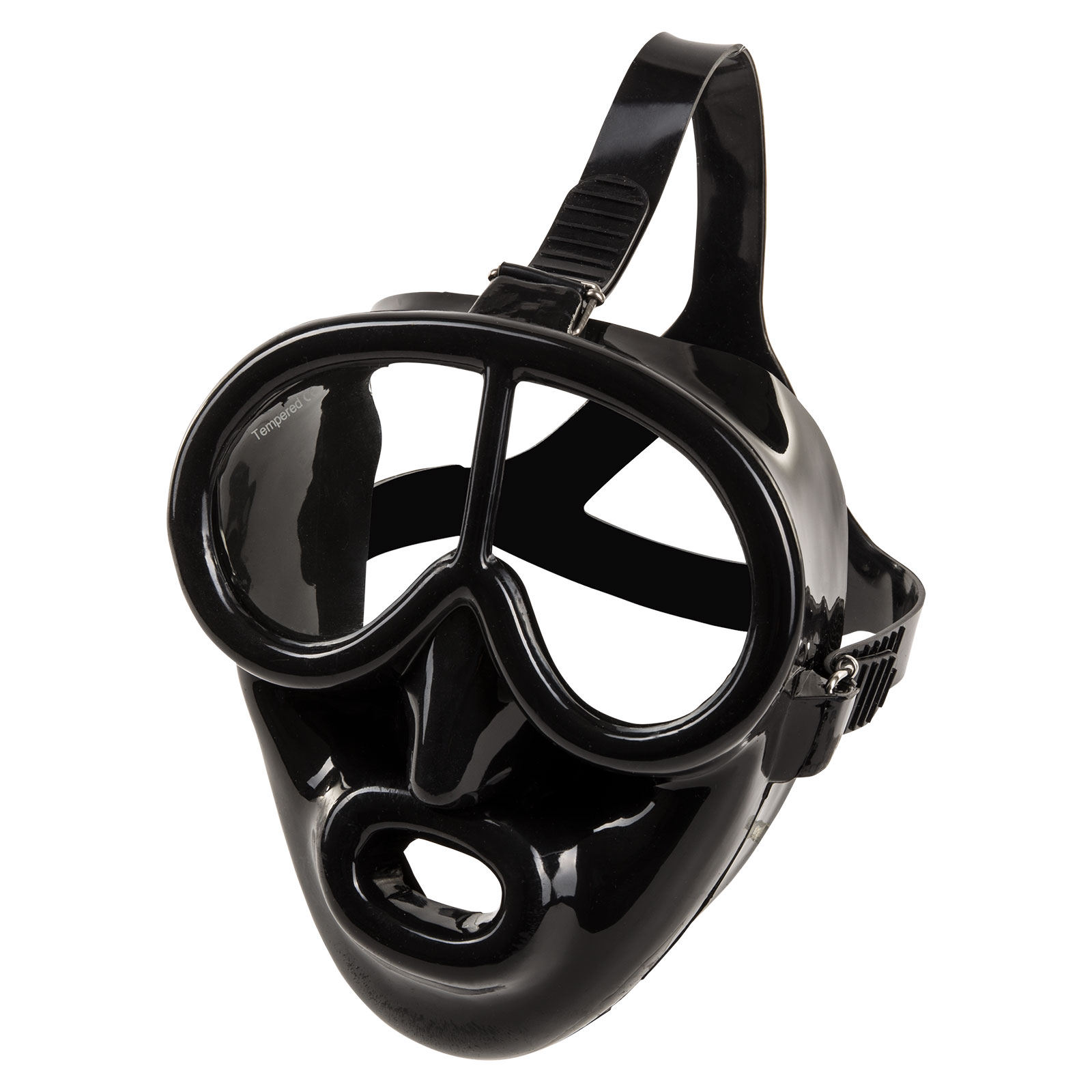 Masque sportif Sagester M13 noir, kit de 2 pièces, S